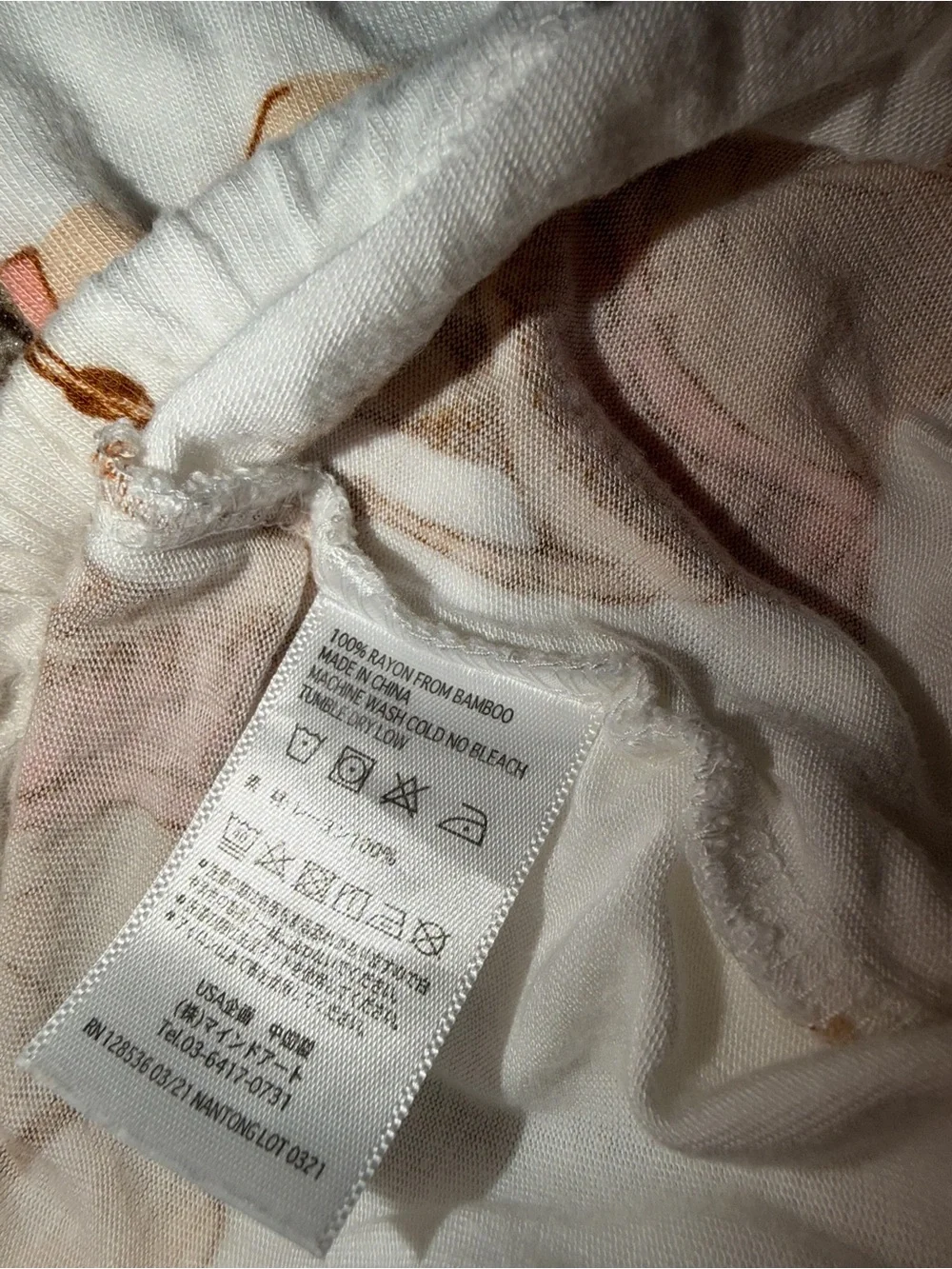 Milkbarn Bamboo Baby Sleep Gown Elephant Tutu Print 0-3M Rayon from Bamboo